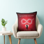 Coussin de jet pour la Saint-Valentin (Chaise)