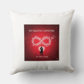 Coussin de jet pour la Saint-Valentin (Verso)
