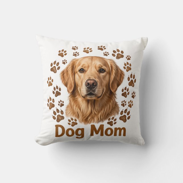 Coussin de jet pour maman de chien (Recto)