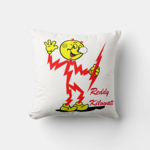 Coussin de jet Reddy Kilowatt très amusant