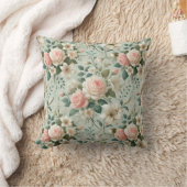 Coussin de jet 'Romance de jardin élégant' (Couverture)
