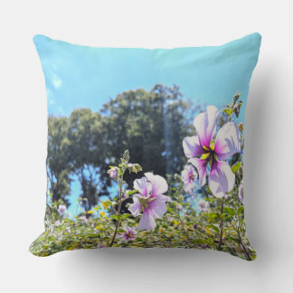 Coussin de jet — Série florale Coussin de jet Malv