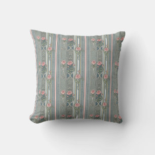 Coussin de jet shabby chic rose