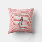Coussin de jet Shemagh palestinien - Keffiyeh (Verso)
