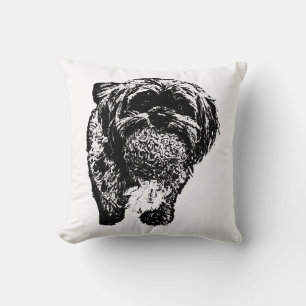 Coussin de jet Shih Tzu avec Balle Jet de chien