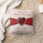 Coussin de jet Soft Damask 40e anniversaire de mar (Couverture)