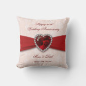 Coussin de jet Soft Damask 40e anniversaire de mar (Recto)