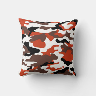 Coussin de jet Terracotta Camo