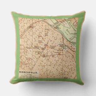 Coussin de jet vintage de Minneapolis