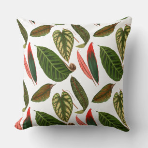 Coussin de jet vintage floral de l'été