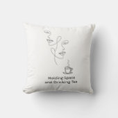 Coussin de jeté de thérapie de l'espace de détente (Recto)