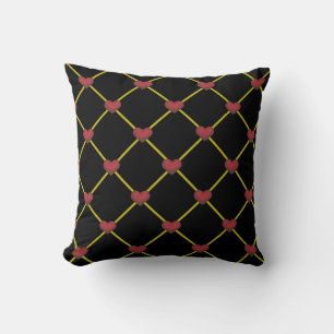 Coussin de jeté d'élégance romantique