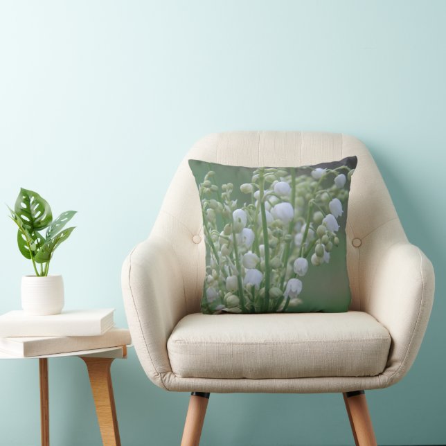 Coussin de jeté muguet (Chaise)