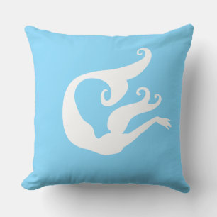 Coussin de jeté Sirène