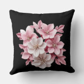 Coussin de jetée de douche de mariée florale – Mar (Verso)