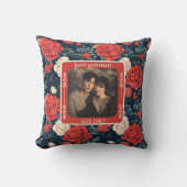 Coussin de jetée pour anniversaire de mariage doré (Recto)