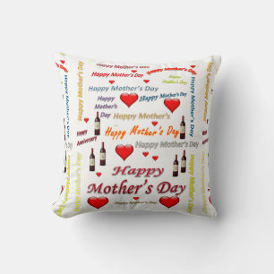 Coussin de jetée pour la fête des mères