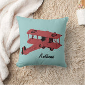 coussin de jeton de chambre pour enfants de biplan (Couverture)