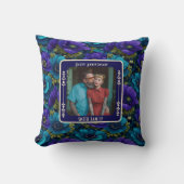 Coussin de jette pour anniversaire de mariage doré (Recto)