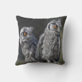 Coussin de Jeunes Hiboux (Verso)