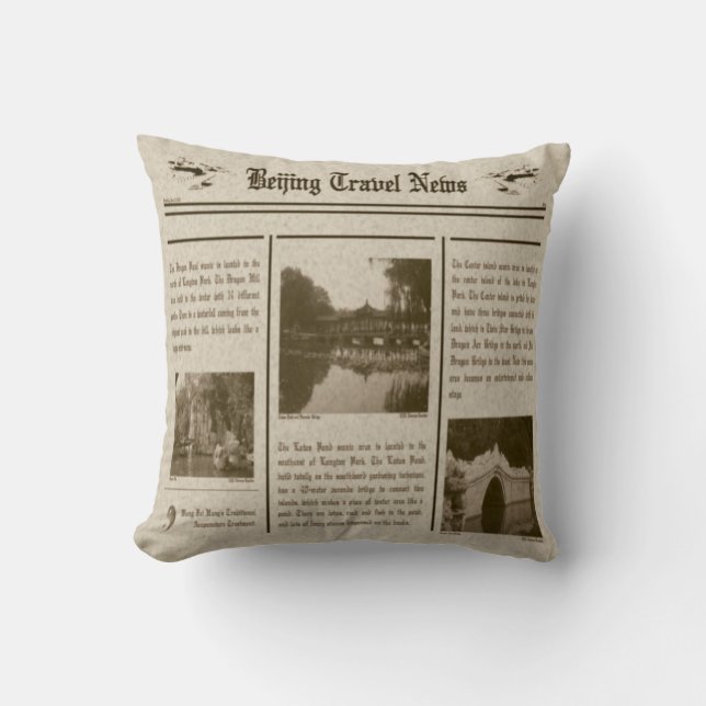 Coussin de journal (Recto)