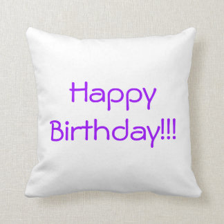 Coussin de joyeux anniversaire