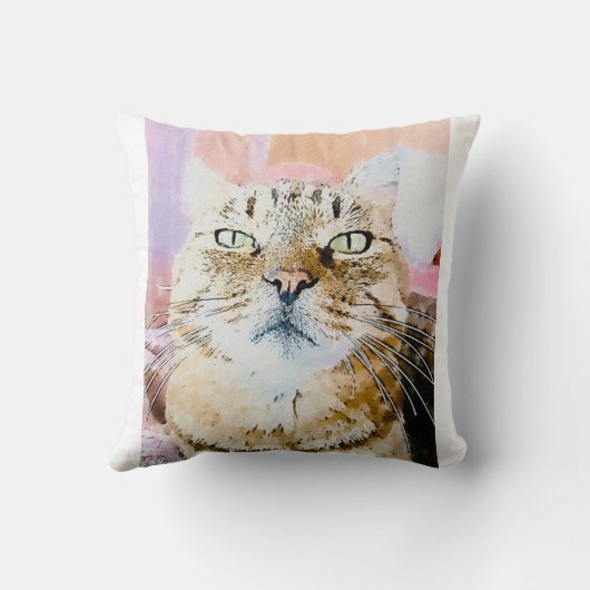 Coussin de l’Amoureux des chats - Accent Feline co (Verso)