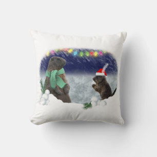 Coussin de la bataille de neige