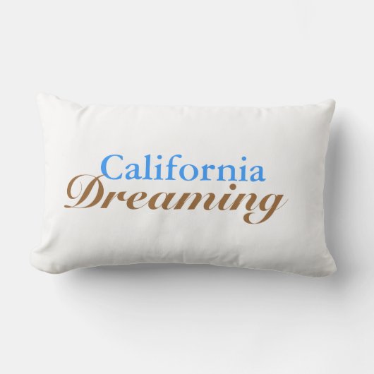 Coussin de la Californie Dreamin (Recto)