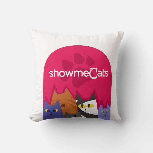 coussin de la Communauté de showmeCats (Recto)