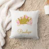 Coussin De La Couronne Rose Et Or, Princesse (Couverture)