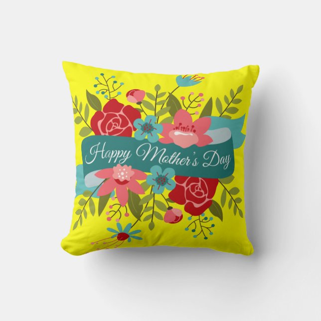 Coussin de la Fête des Mères (Recto)