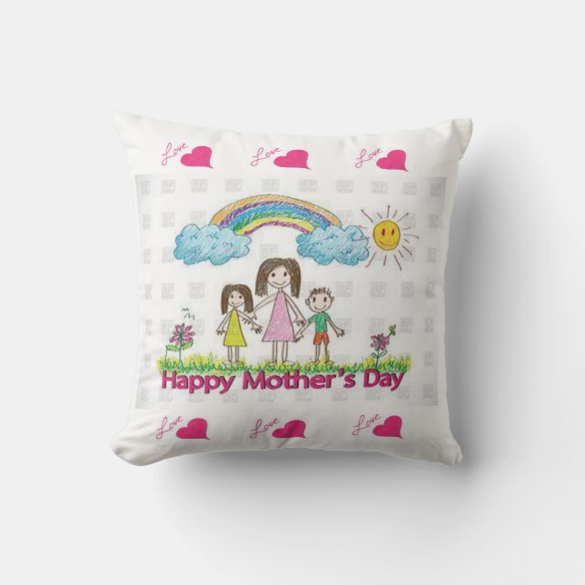 Coussin de la Fête des Mères (Recto)