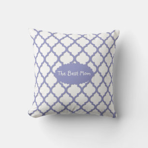Coussin de la Fête des mères violettes