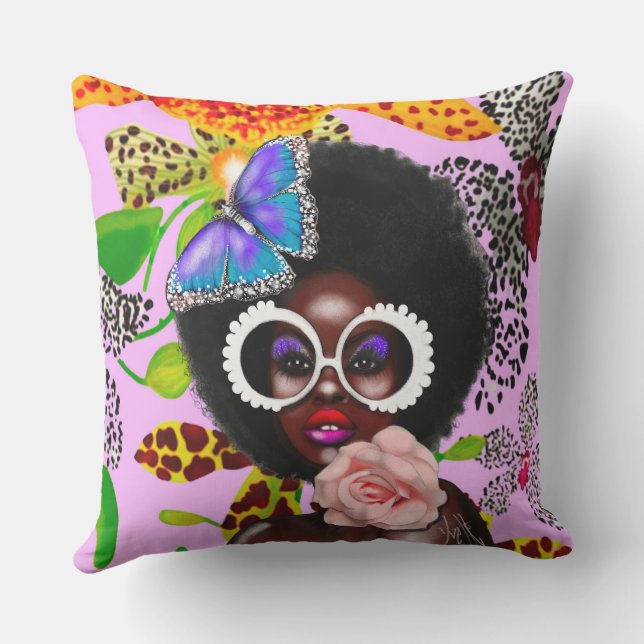 Coussin de la fête du jardin (Verso)