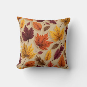 coussin de la feuille d'automne