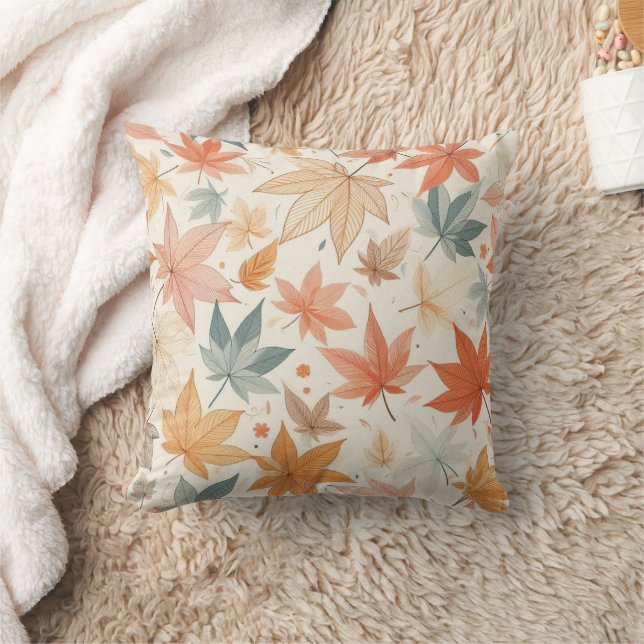 coussin de la feuille d'érable d'automne (Couverture)