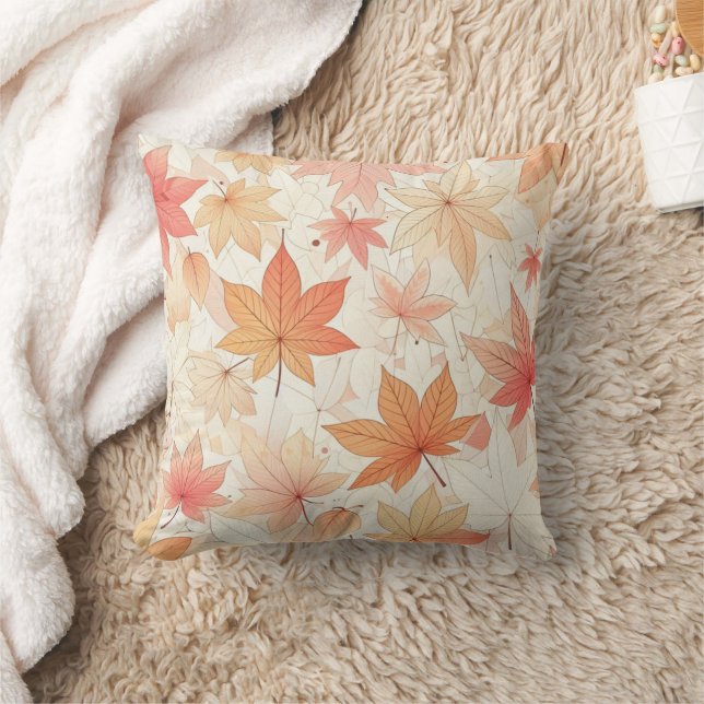 coussin de la feuille d'érable d'automne (Couverture)