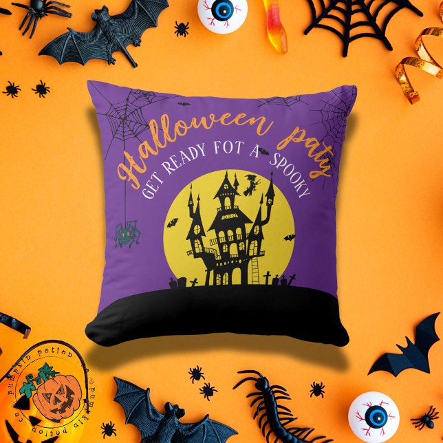 Coussin de la forteresse Éffrayante d'Halloween | (Créateur téléchargé)