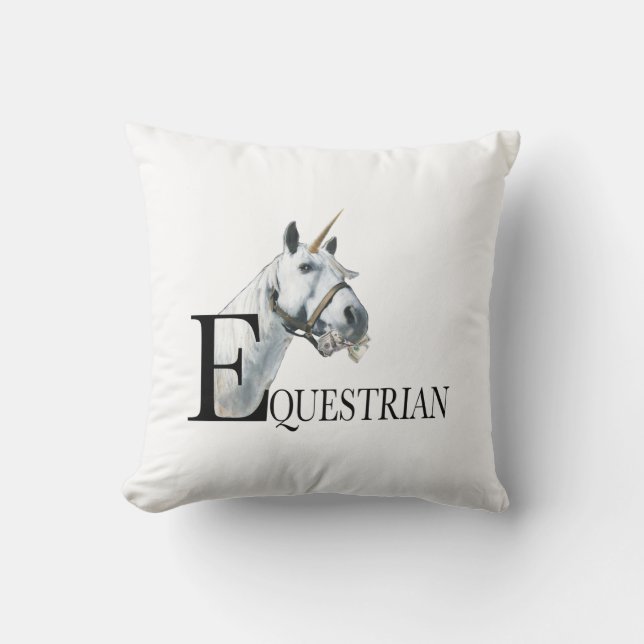 Coussin de la licorne du oeil latéral (Recto)
