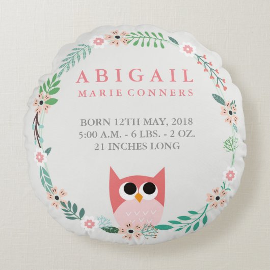 Coussin de la pépinière de bois de Chouette (Devant)