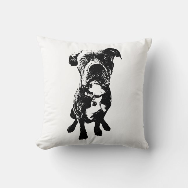 Coussin de la Pose du Chien – Chien Assis dans le  (Recto)