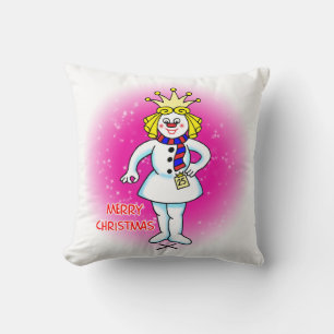 Coussin de la reine des neiges