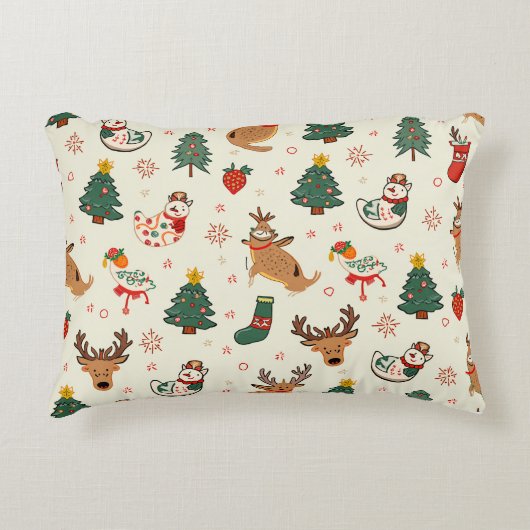 Coussin de la saison de Noël (Devant)