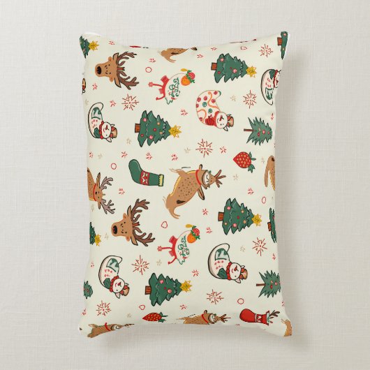 Coussin de la saison de Noël (Devant(Vertical))