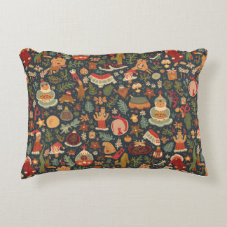 coussin de la saison de noël