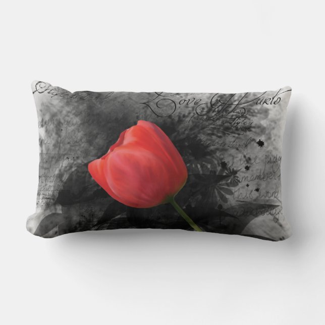 Coussin de la Tulipe rouge (Recto)