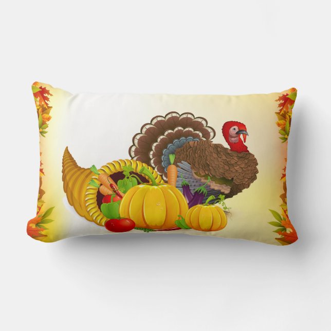 Coussin de la Turquie de thanksgiving (Recto)
