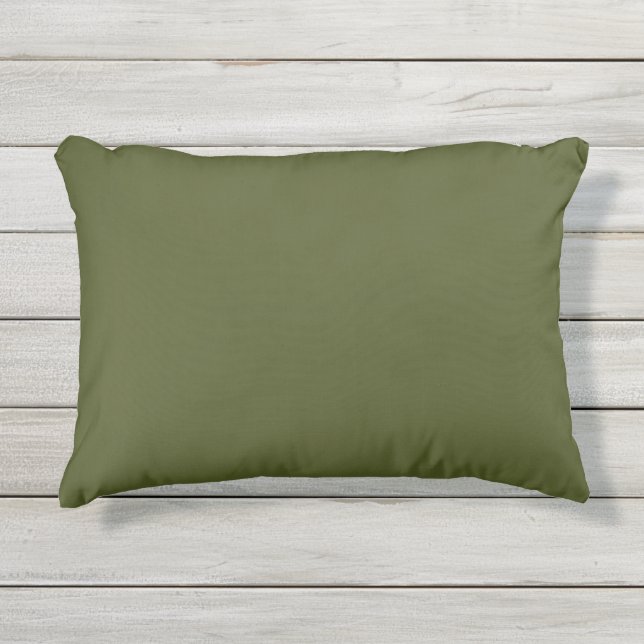 Coussin de l'accent extérieur vert de l'Armée (Devant)