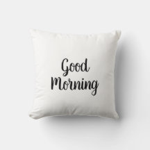 Coussin de lancer Bonjour